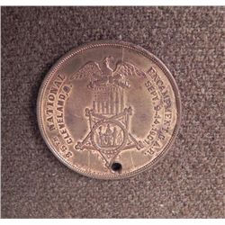 1901 GAR/CIVIL WAR VETERANS MEDALLION-35TH EN.CLEVELAND