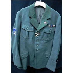 WWII Nazi Naval Jacket w/ Naval Patch-Medals-Lapel Pin