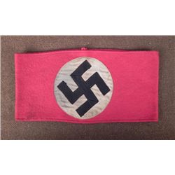 NAZI/NSDAP EARLY PARTY ARMBAND MULTI PC,PARTIAL RZM TAG