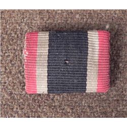NAZI WAR MERIT CROSS RIBBON BAR-WOOL BACK-PINBACK