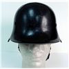 Image 2 : WWII Nazi Police Helmet w Double Insignia + Full Lining