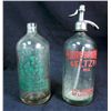 Image 1 : 2 WWII ERA SELTZER WATER BOTTLES - ONE WITH TOP TAPPER