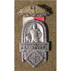 ORNATE 1908 IMPERIAL GERMAN XI DEUTSCHES TURNFEST