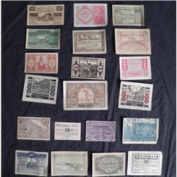 1914-1922, 20 Diff Pieces of Austrian Small Money