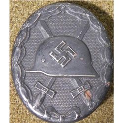 NAZI BLACK WOUND BADGE EARLY ORIGINAL