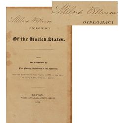Millard Fillmore Signed Book