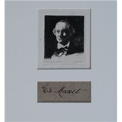 Edouard Manet Signature and Art