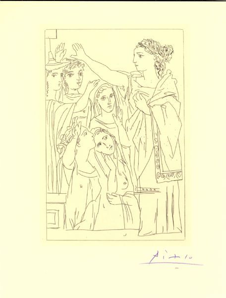 Pablo Picasso- Lysistrata Suite- 6 etchings