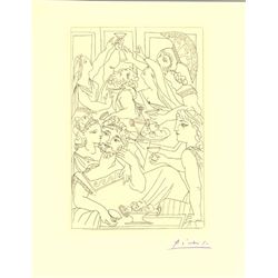 Pablo Picasso- Lysistrata Suite- 6 etchings