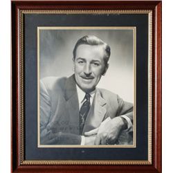 Walt Disney; Extraodinary Large Signed Photo  (13"x16")