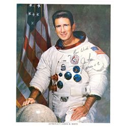 Uninscribed James Irwin In White Space suit
