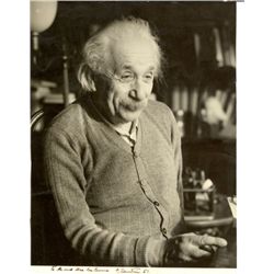 Albert Einstein , Great Signed Photo