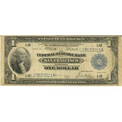 San Francisco One Dollar Bill