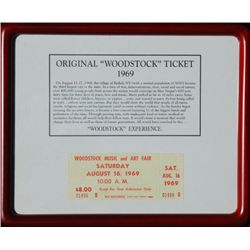 Unused Woodstock Ticket