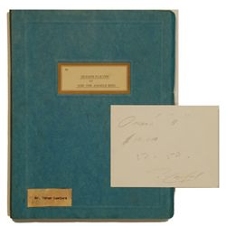 Peter Lawfords "Oceans 11" Original  Script and $10,000 IOU for Ocean 11