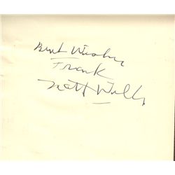 Rare Horror Signature of Matt Willis (The Whereolf Andreas Obry)