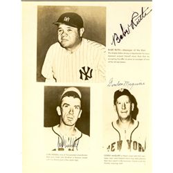 Babe Ruth Signed photo