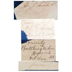 Early Boxing Autographs