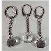 Image 1 : 3 Swarovski Crystal Key Chains