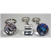 Image 2 : 3 Swarovski Crystal Key Chains