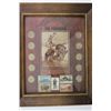 Image 1 : Framed The Pioneers Buffalo Nickel and Stamp Set