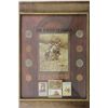 Image 1 : Framed The American Indian Coin and Stamp Set