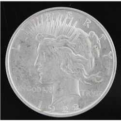 1922 D Silver Peace Dollar