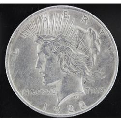 1923 Peace Dollar In AU Condition