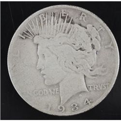 ****key Date**** 1934-S Peace Dollar