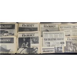Collection of Film Collector's Registry Newspapers