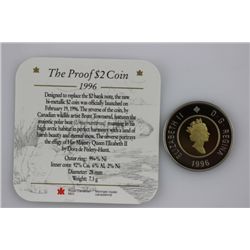 1996 Canadian Proof $2.00 coin