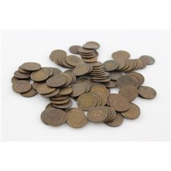 100 Indian Head Pennies Times The Money!!!!!!!