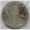 Image 1 : 1989 First Men on the Moon 5$ Coin