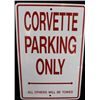 Image 1 : Corvette Only Parking Sign
