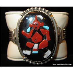 Bev Etsate Sterling Silver Mudhead Dancer Bracelet