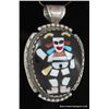 Image 3 : Sterling Silver Reversible Kachina Pendant