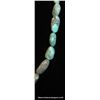 Image 4 : Turquoise Irregular Stone & Sterling Necklace