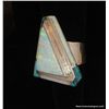 Image 2 : rn Triangle Opal and Sterling w/Opal and Turquoise Inlay Ring