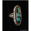 Image 9 : Oval Inlay of Turquoise, MOP and Jet Ring