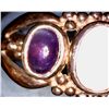 Image 10 : Oval Opal and Amethyst Sterling Ring