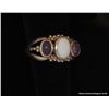 Image 8 : Oval Opal and Amethyst Sterling Ring