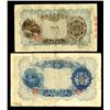 Image 2 : Bank of Japan, 1931 and 1945 ND Issues Banknote Pair.