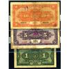 Image 2 : Bank of China, 1930 "Amoy" Issue Banknote Trio.