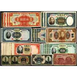 Central Bank of China, 1923-36 Banknote Assortment.