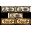 Image 1 : Central Bank of China, 1944 Issue Lot of 5 Notes.