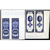 Image 1 : Central Bank of China, 1948 Issue Uncut Pair of Uniface Proof Banknote Face & Backs.