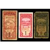 Image 1 : Farmers Bank of China, 1934 & 1935 Banknote Issue Trio.