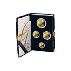 Proof American Gold Eagle 4pc Set In Box (Date Of Our C