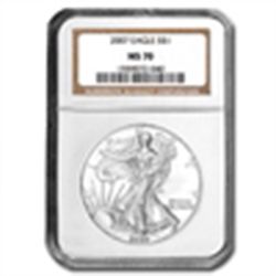 2007 Silver American Eagle (NGC MS-70)