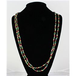 238.00CTW 31in. MULTI-COLOR LONG STRAND PEARL NECKLACE